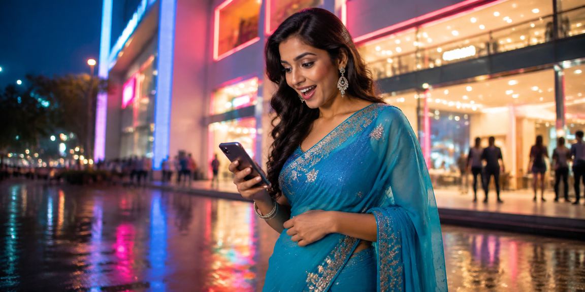 Indian player enjoying live casino on mobile app