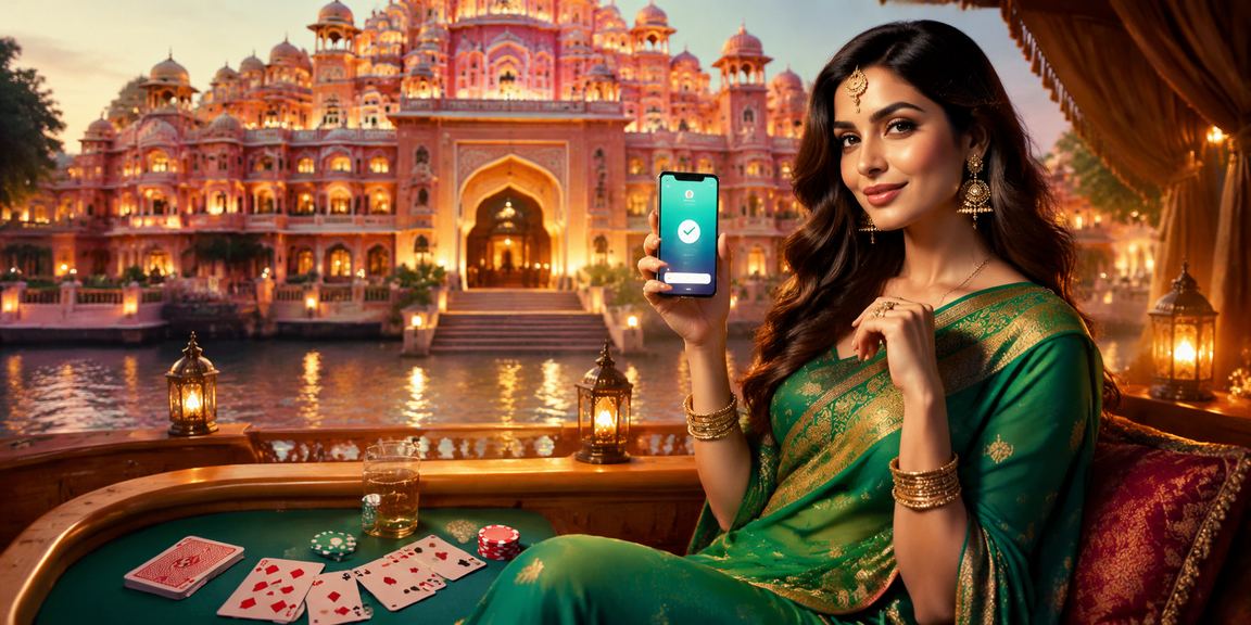 Women enjoying Teen Patti game in traditional saree